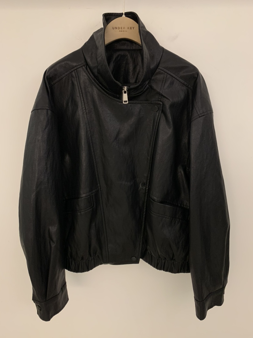 UNDER KEY東大門代購女士新款真品職業人氣推薦熱賣皮衣UNDER KEY皮衣圖色2