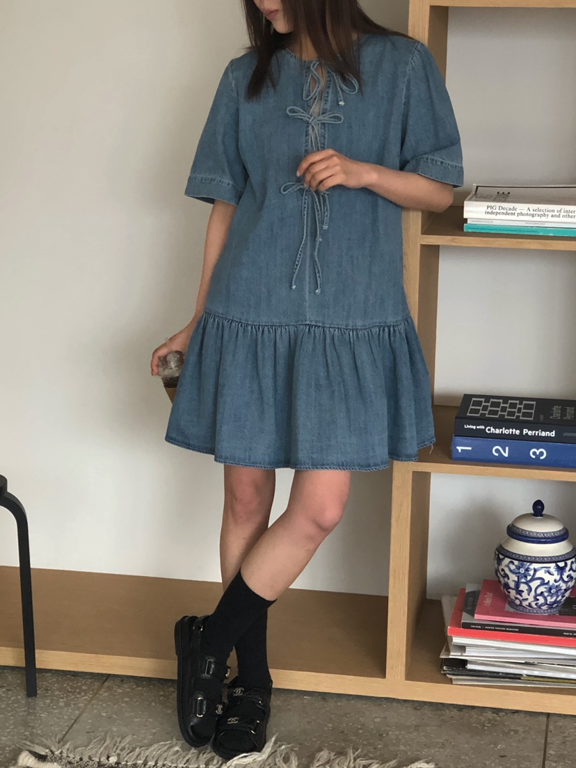 ONDO-P韓國直郵女裝新款職業26春夏人氣休閑熱賣連衣裙雙面ONDO-P連衣裙