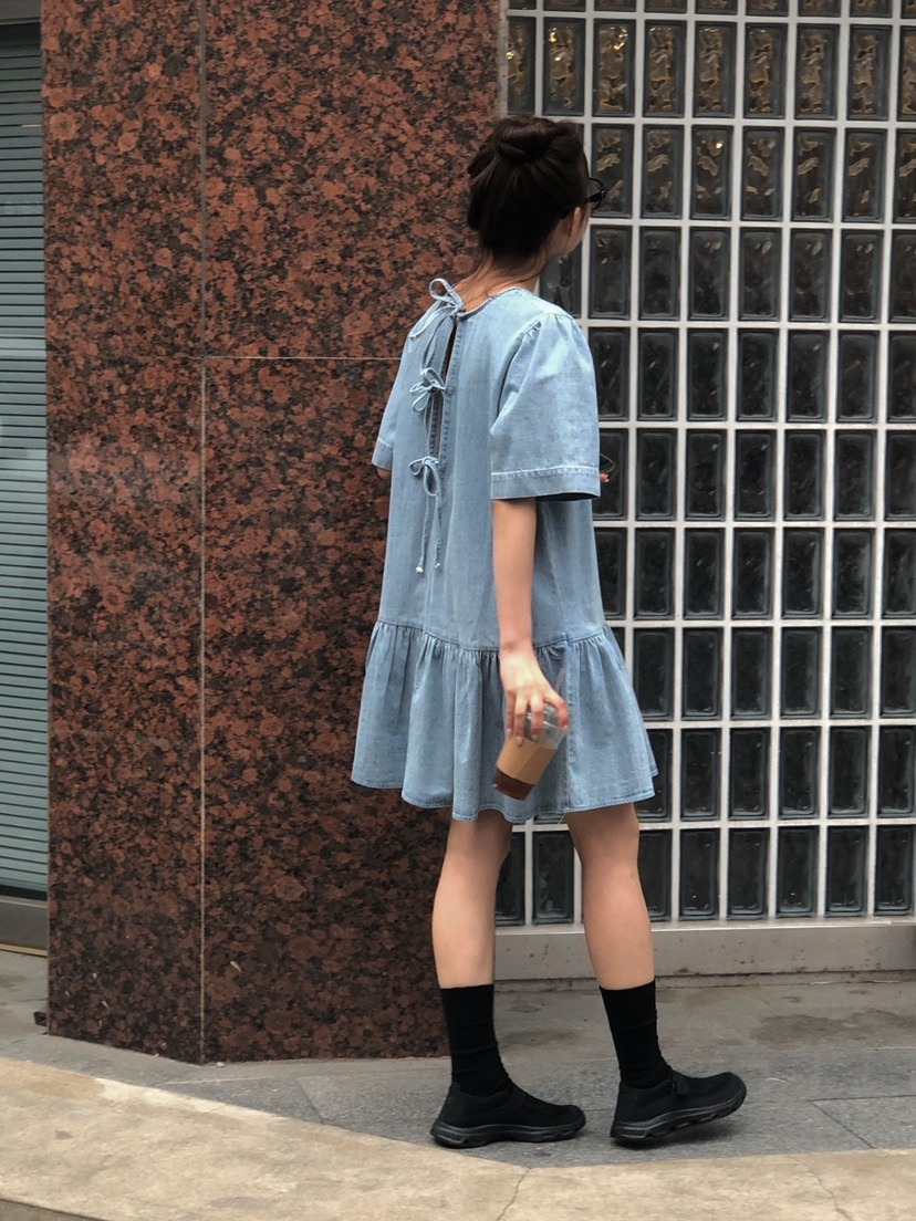 ONDO-P韓國直郵女裝新款職業26春夏人氣休閑熱賣連衣裙雙面ONDO-P連衣裙