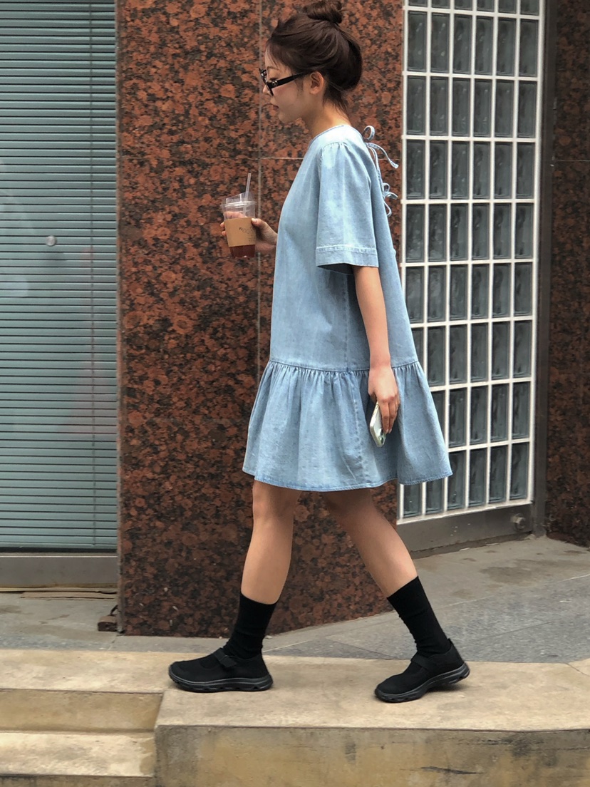 ONDO-P韓國直郵女裝新款職業26春夏人氣休閑熱賣連衣裙雙面ONDO-P連衣裙