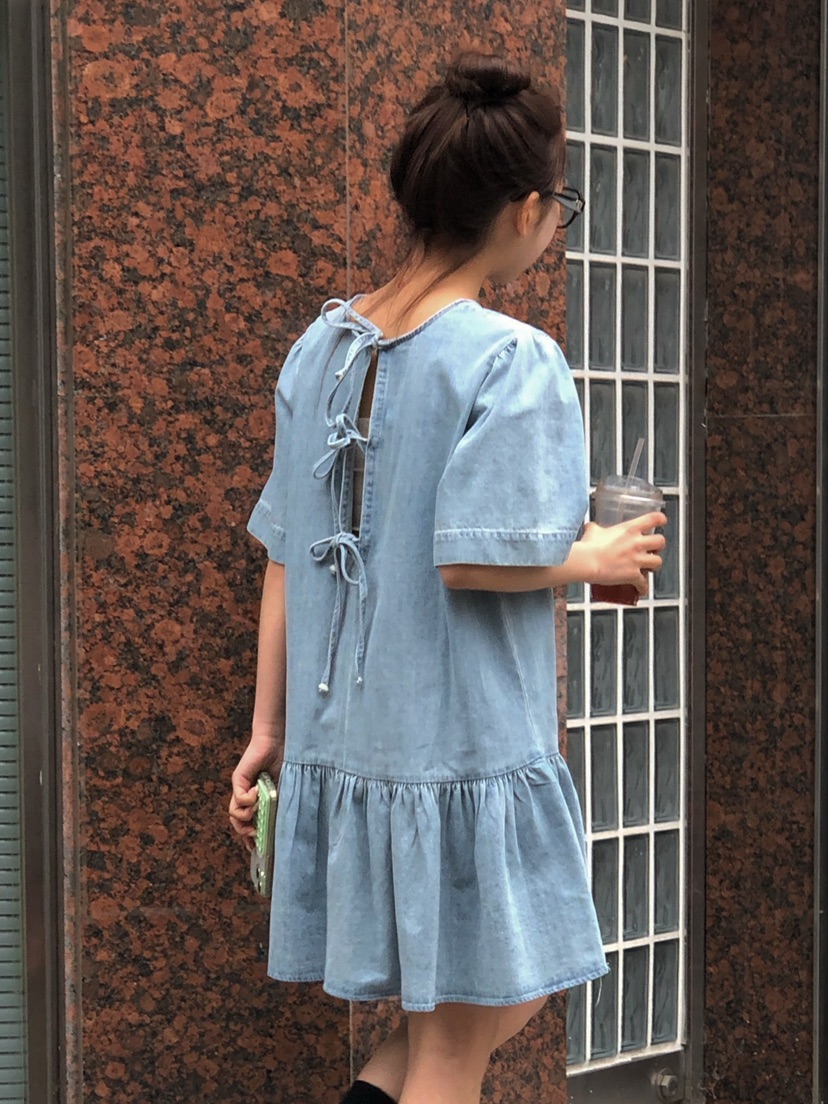 ONDO-P韓國直郵女裝新款職業26春夏人氣休閑熱賣連衣裙雙面ONDO-P連衣裙