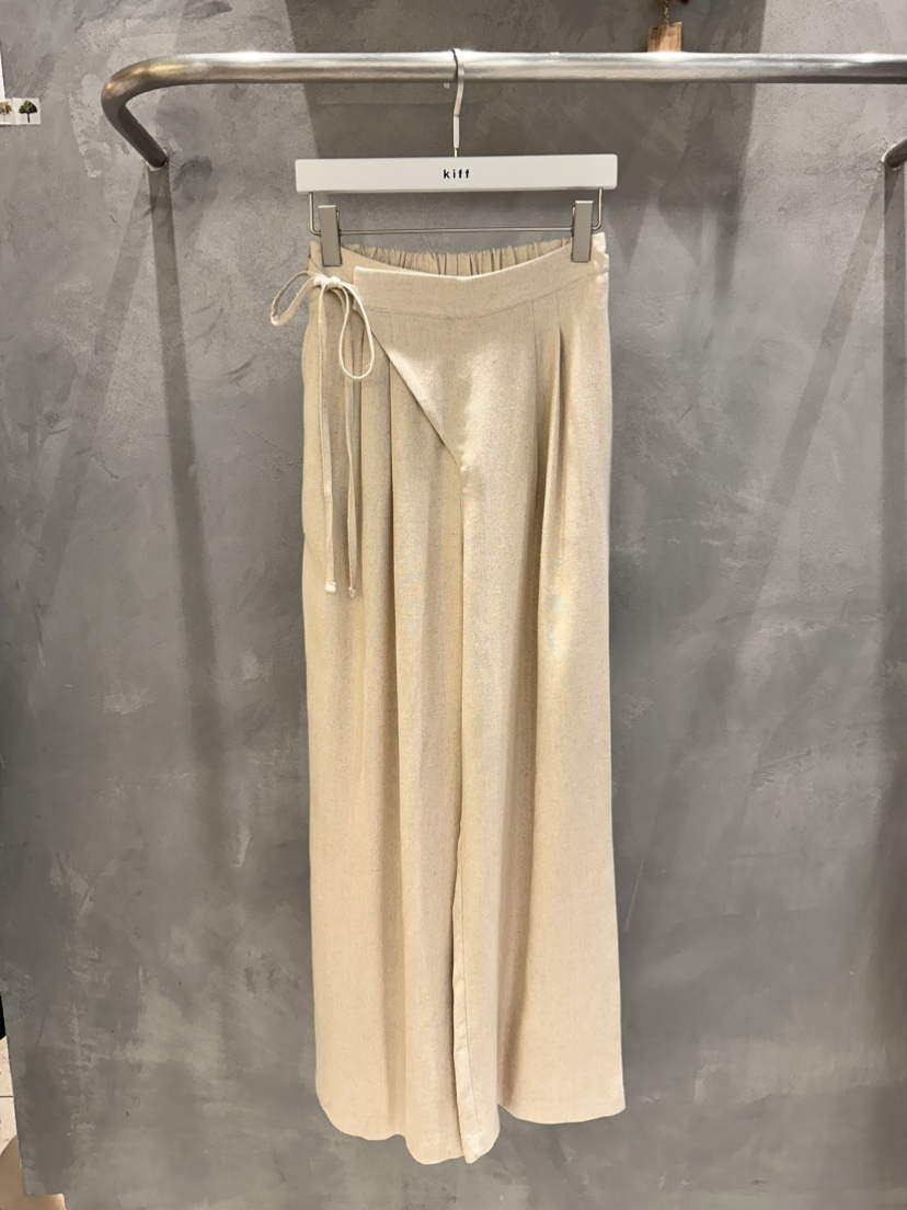 KIFF東大門直郵女裝新款人氣推薦職業休閑熱賣休閑褲亞麻KIFF休閑褲圖色1