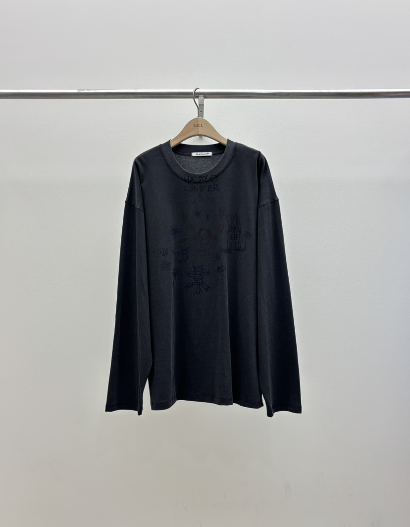 TOLL韓國代購女裝新品休閑26春夏真品人氣推薦職業長袖T恤TOLL長袖T恤圖色3