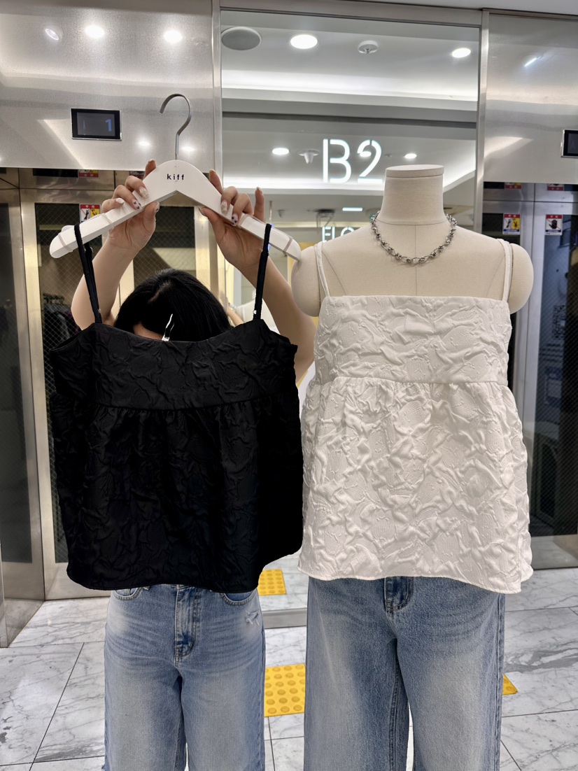 KIFF東大門代購女士新品熱賣26春夏人氣吊帶背心不含配飾KIFF吊帶/背心