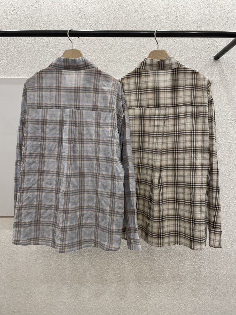 EGGPLANT東大門直郵女士新款推薦真品熱賣襯衫蕾絲衫格子EGGPLANT襯衫/蕾絲衫