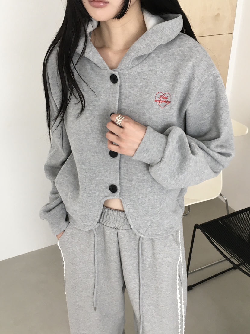 MARKE-P韓國直郵女裝新款26春夏推薦真品衛衣連帽衫刺繡MARKE-P衛衣