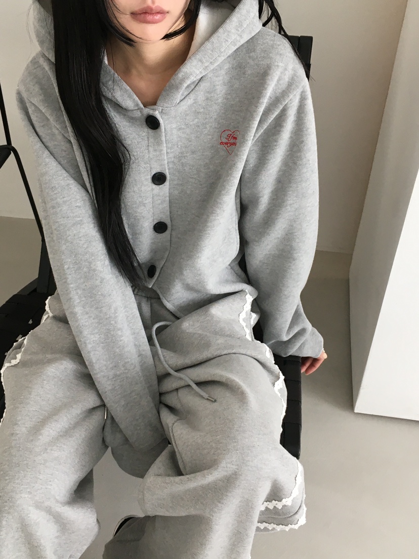 MARKE-P韓國直郵女裝新款26春夏推薦真品衛衣連帽衫刺繡MARKE-P衛衣