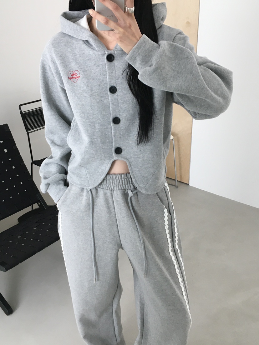 MARKE-P韓國直郵女裝新款26春夏推薦真品衛衣連帽衫刺繡MARKE-P衛衣