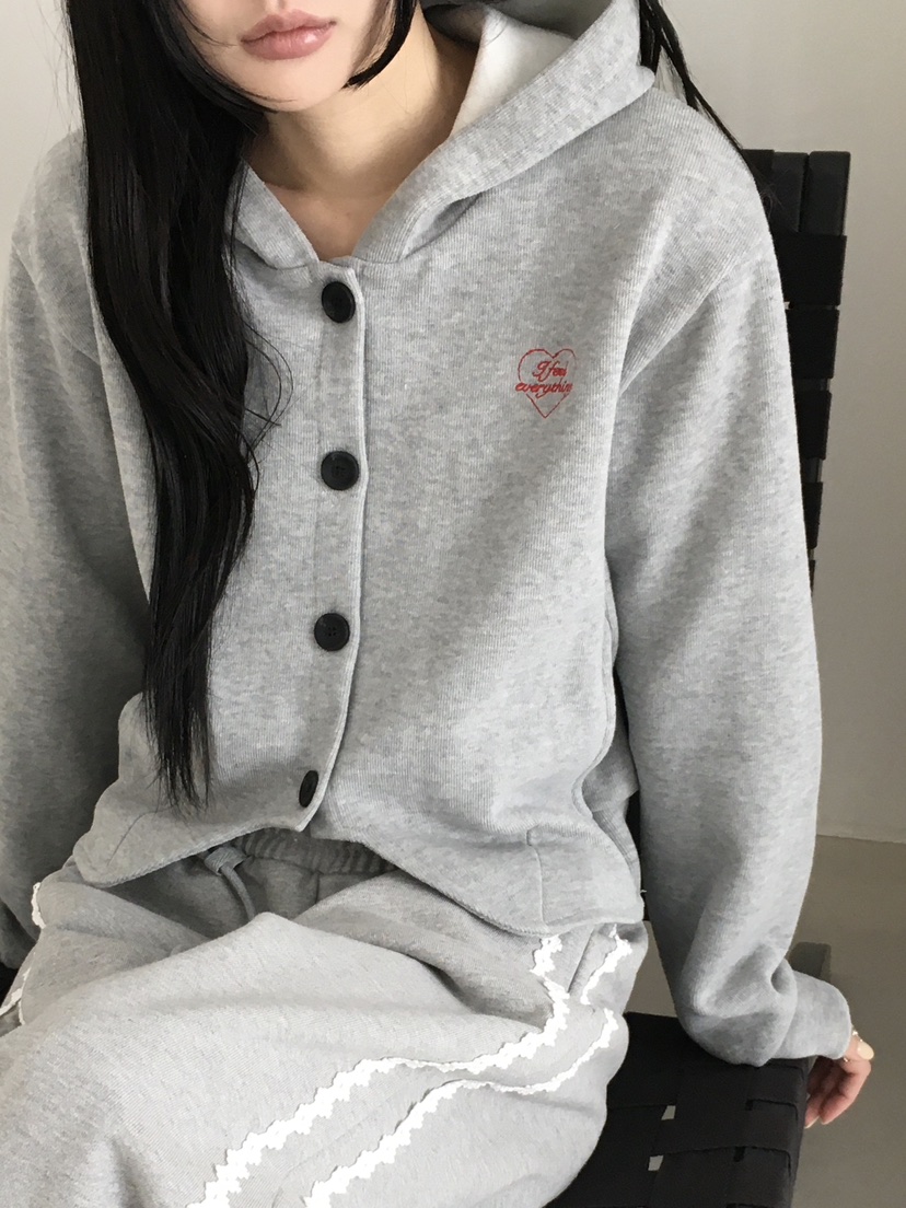 MARKE-P韓國直郵女裝新款26春夏推薦真品衛衣連帽衫刺繡MARKE-P衛衣