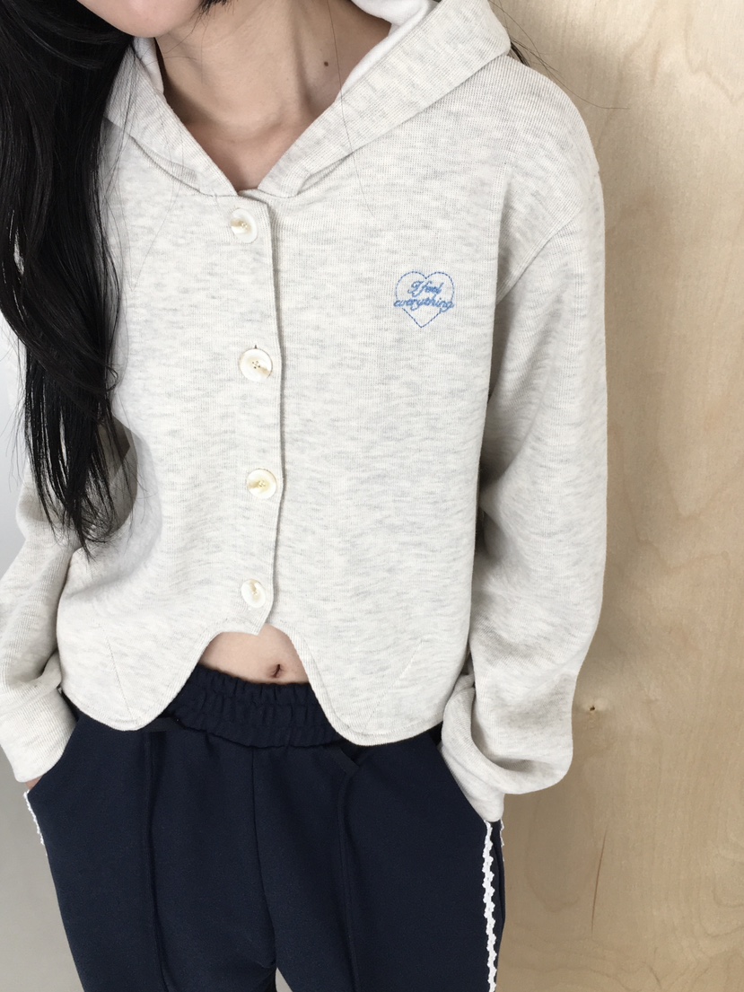 MARKE-P韓國直郵女裝新款26春夏推薦真品衛衣連帽衫刺繡MARKE-P衛衣