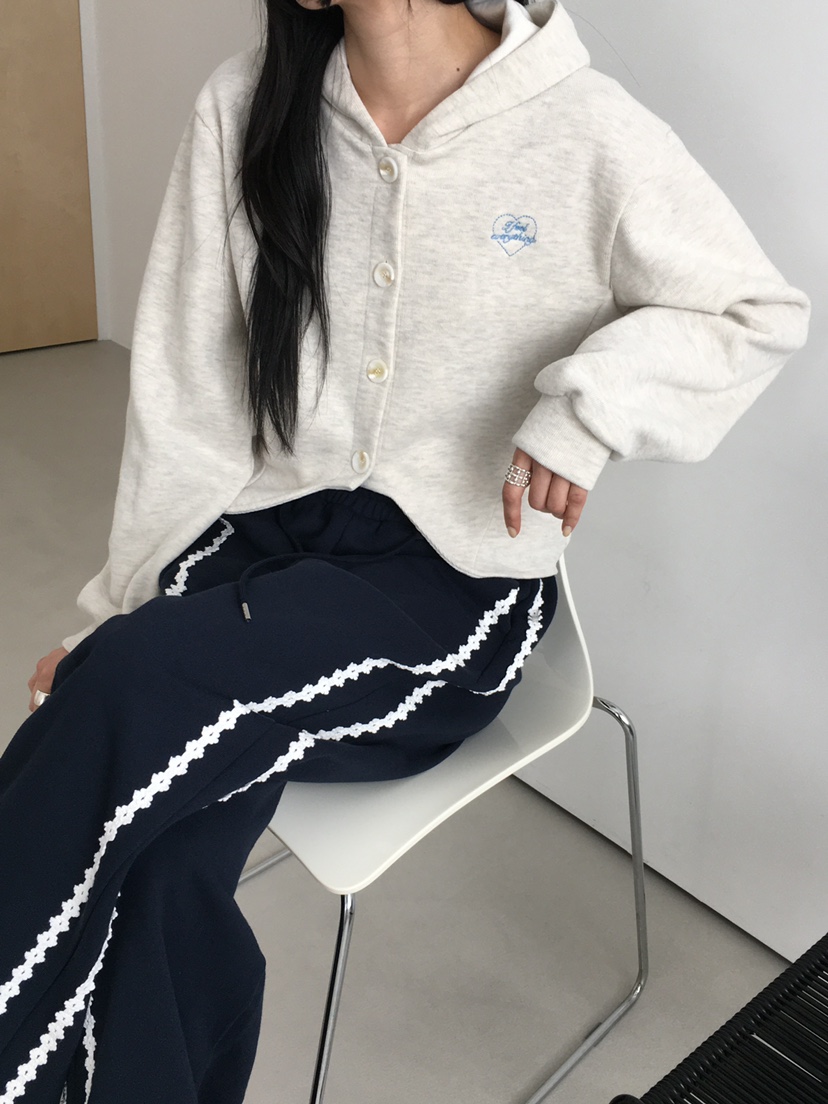 MARKE-P韓國直郵女裝新款26春夏推薦真品衛衣連帽衫刺繡MARKE-P衛衣