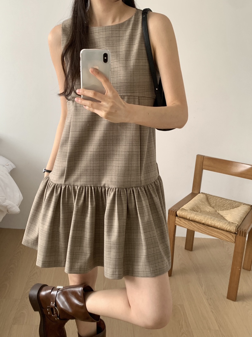 RE:OPENING韓國代購女士新品休閑熱賣職業推薦真品連衣裙RE:OPENING連衣裙