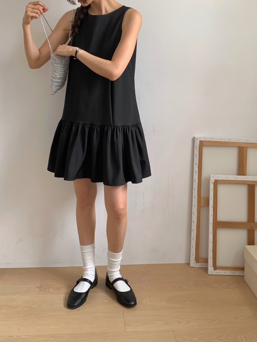 RE:OPENING韓國代購女士新品休閑熱賣職業推薦真品連衣裙RE:OPENING連衣裙