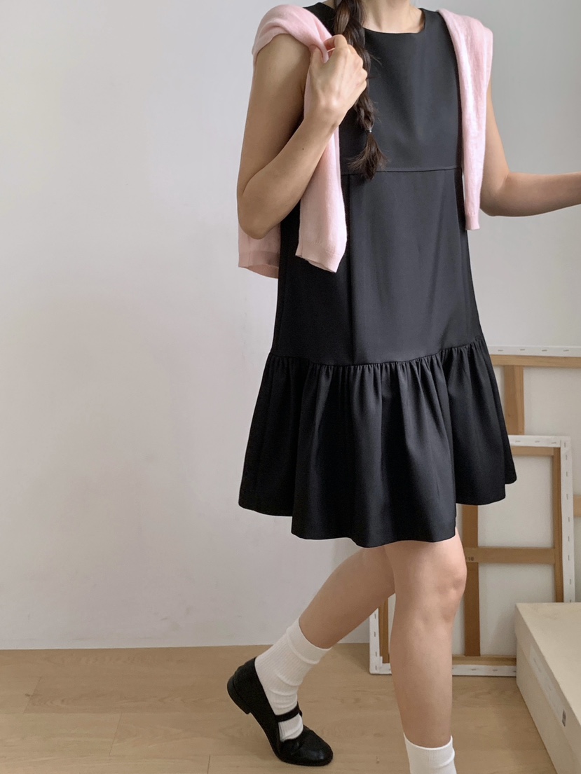 RE:OPENING韓國代購女士新品休閑熱賣職業推薦真品連衣裙RE:OPENING連衣裙