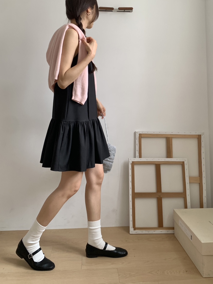 RE:OPENING韓國代購女士新品休閑熱賣職業推薦真品連衣裙RE:OPENING連衣裙