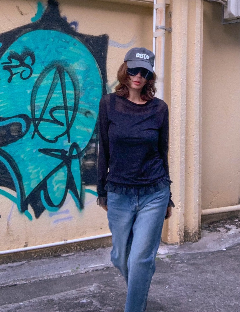 PARIS MATCH東大門代購女士新款休閑26春夏真品熱賣長袖T恤PARIS MATCH長袖T恤