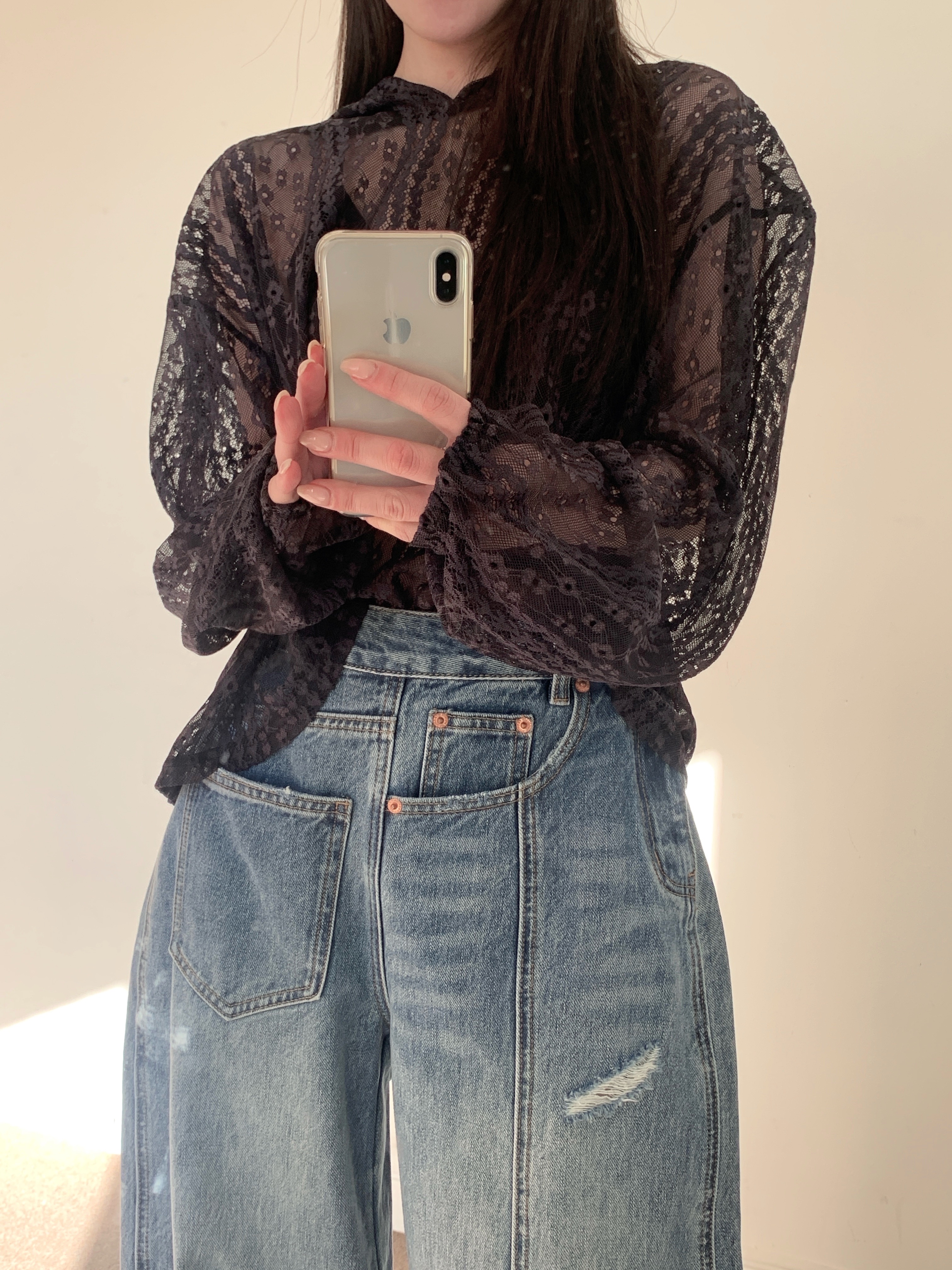 MAISONDEGLORY東大門實拍女士新品職業休閑長袖T恤不含內搭MAISON DE GLORY長袖T恤圖色3