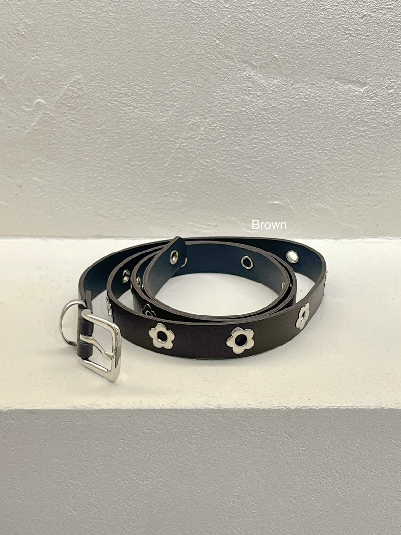 RE:OPENING韓國代購女士新品26春夏休閑職業人氣時尚腰帶RE:OPENING腰帶圖色1棕色