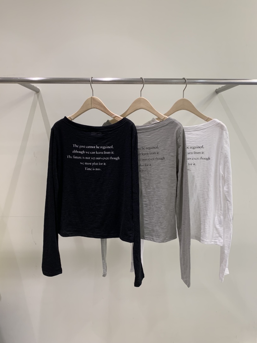 ZITTEN韓國代購女士新品真品職業時尚熱賣推薦26春夏長袖T恤ZITTEN長袖T恤