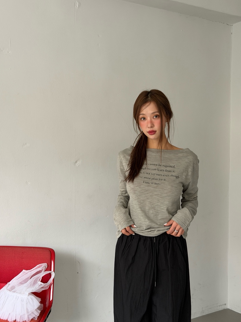 ZITTEN韓國代購女士新品真品職業時尚熱賣推薦26春夏長袖T恤ZITTEN長袖T恤