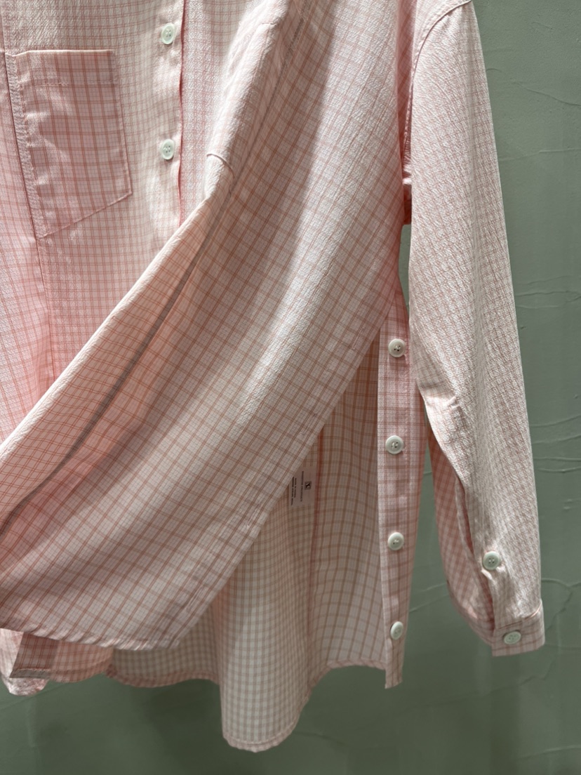 INSSENSE-A韓國直郵女裝新品職業26春夏熱賣襯衫蕾絲衫格子INSSENSE-A襯衫/蕾絲衫