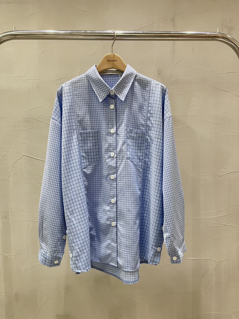 INSSENSE-A韓國直郵女裝新品職業26春夏熱賣襯衫蕾絲衫格子INSSENSE-A襯衫/蕾絲衫圖色2