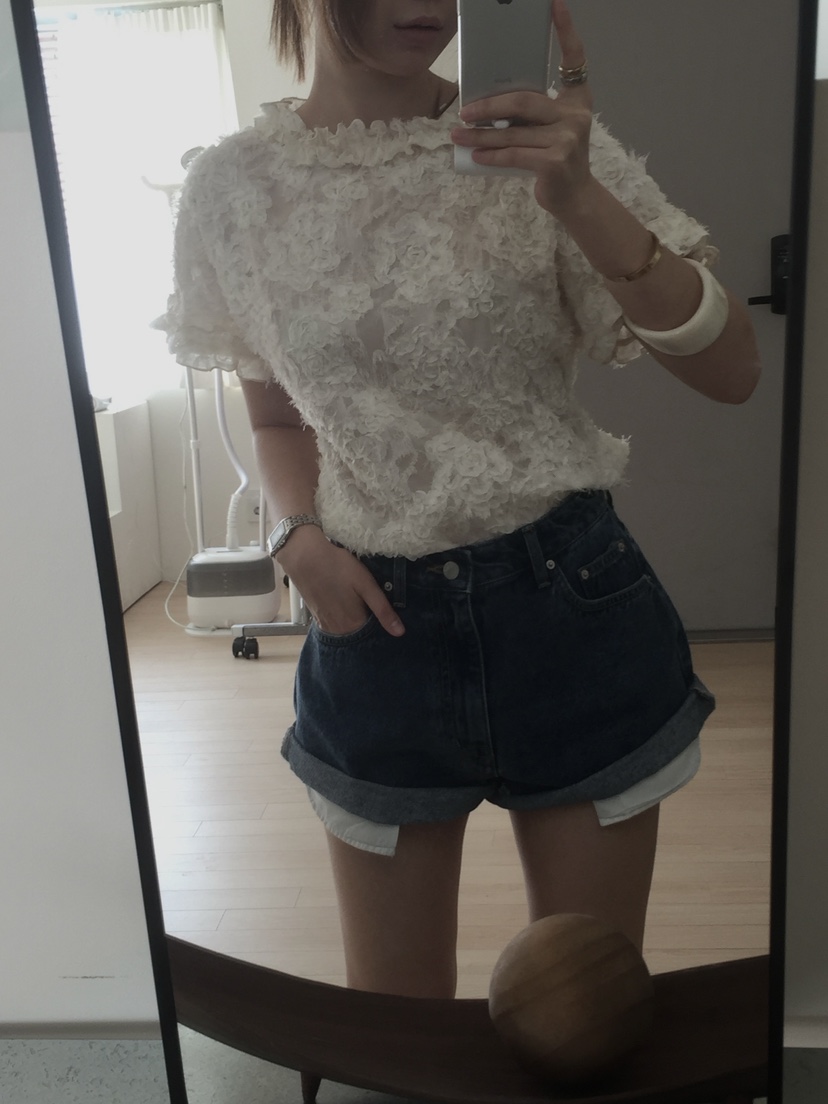 MADE-P東大門代購女裝新品26春夏真品熱賣職業襯衫蕾絲衫MADE-P襯衫/蕾絲衫