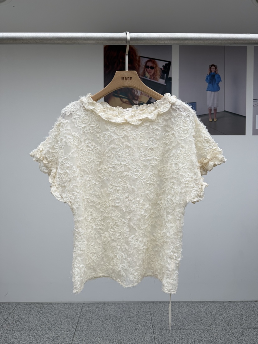 MADE-P東大門代購女裝新品26春夏真品熱賣職業襯衫蕾絲衫MADE-P襯衫/蕾絲衫圖色1