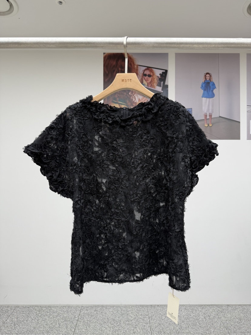 MADE-P東大門代購女裝新品26春夏真品熱賣職業襯衫蕾絲衫MADE-P襯衫/蕾絲衫圖色2
