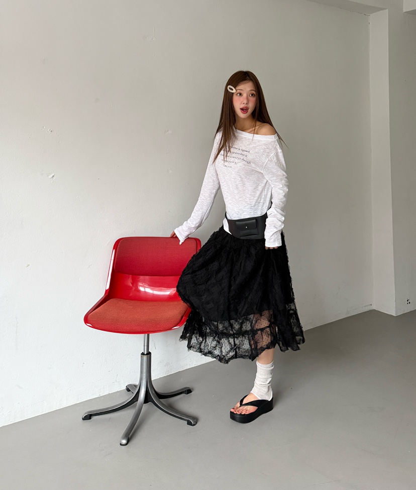 ZITTEN韓國代購女裝新款職業真品推薦時尚人氣半身裙中短裙ZITTEN半身裙/中短裙