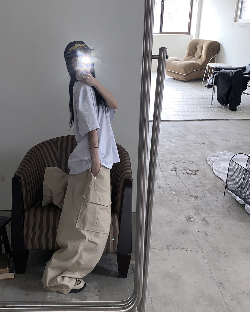 OURWAVE/OUR ROOM東大門代購女士新品熱賣牛仔褲工裝褲Our Wave/Our Room牛仔褲