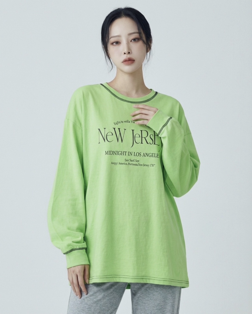 바츠東大門代購女士新款職業真品休閑時尚26春夏推薦長袖T恤Vatz長袖T恤