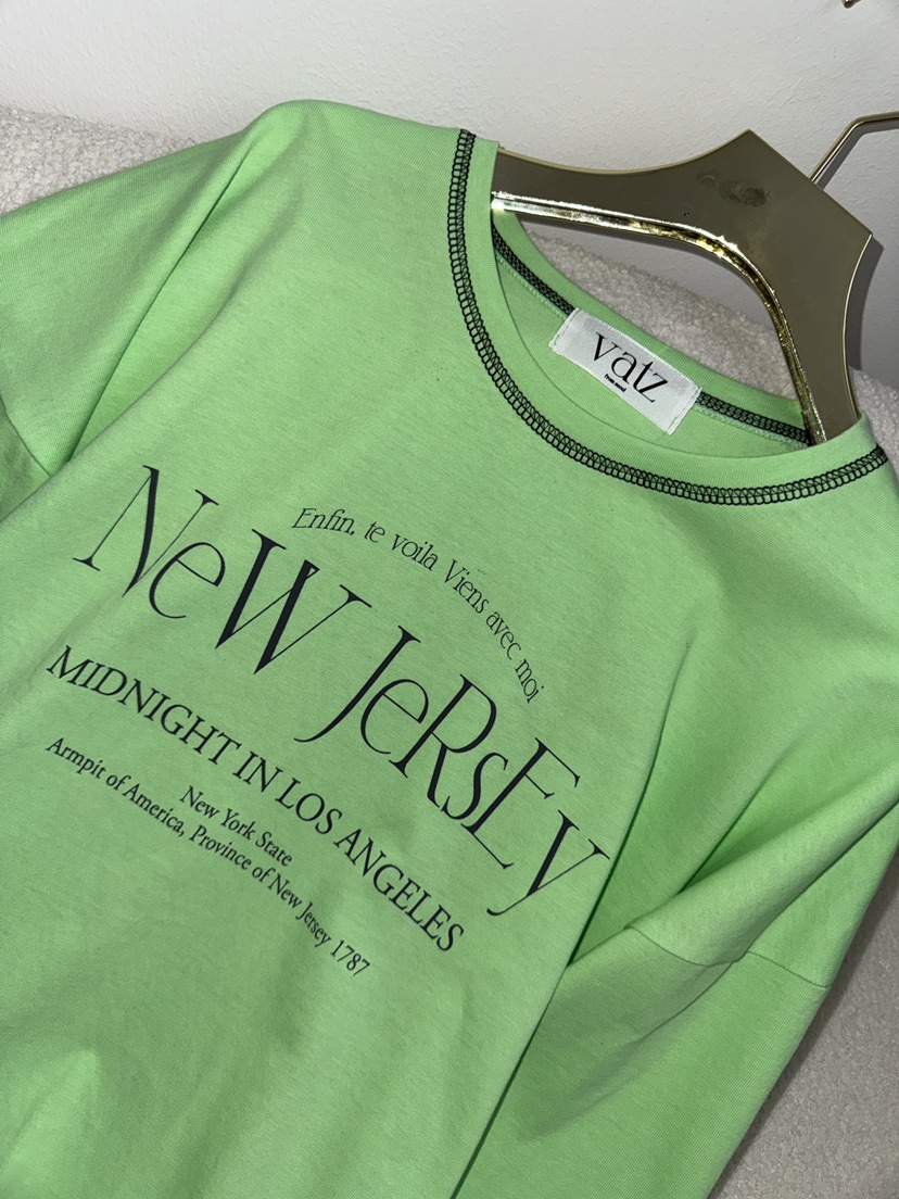 바츠東大門代購女士新款職業真品休閑時尚26春夏推薦長袖T恤Vatz長袖T恤