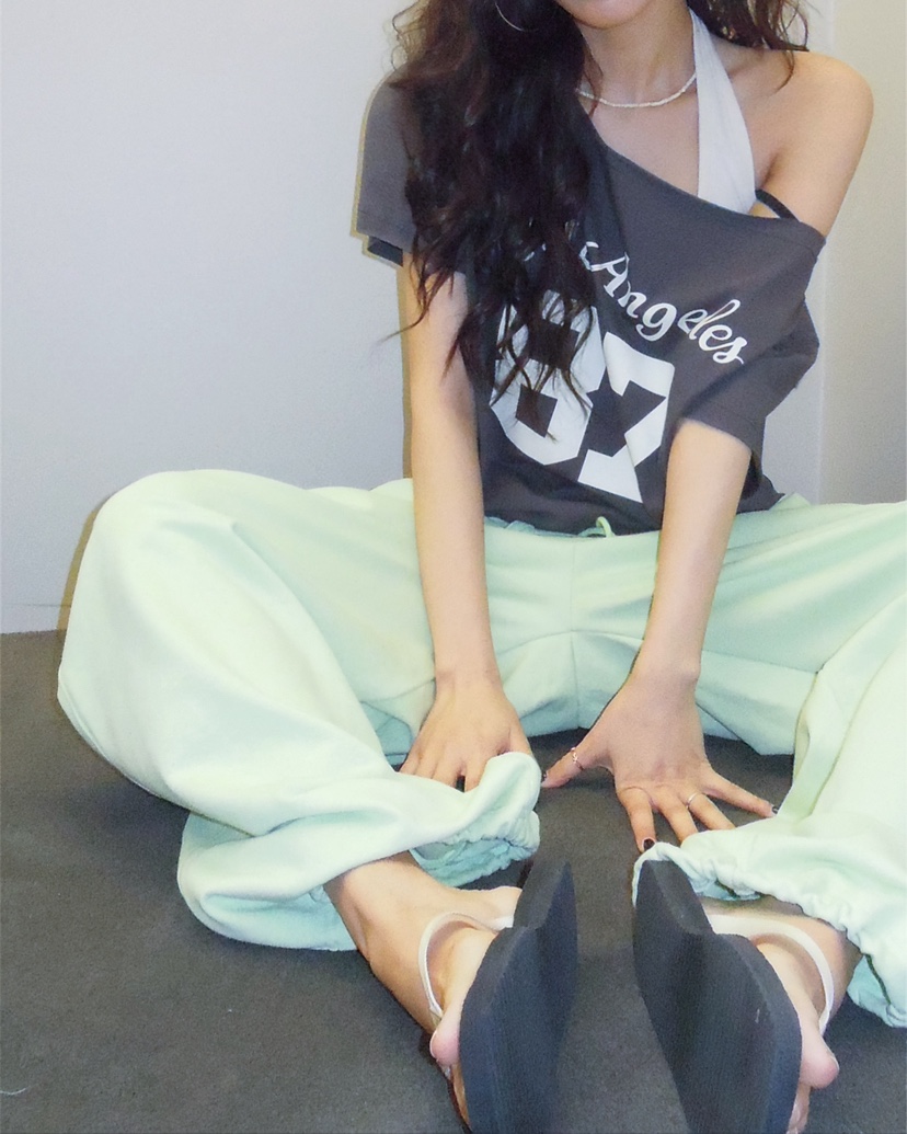 LIVE AID-P東大門代購女士新品職業休閑26春夏人氣時尚T恤LIVE AID-PT恤