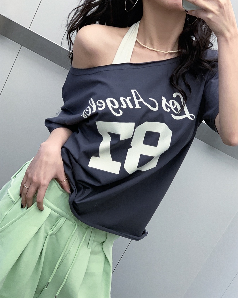 LIVE AID-P東大門代購女士新品職業休閑26春夏人氣時尚T恤LIVE AID-PT恤