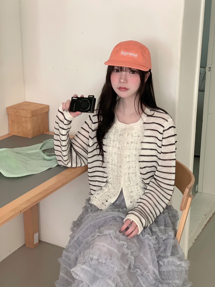 MAISONDEGLORY東大門代購女裝新款時尚熱賣職業針織衫開衫MAISON DE GLORY針織衫