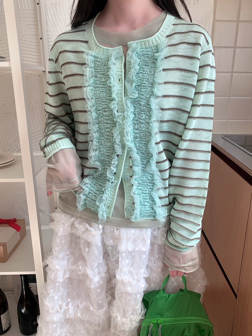 MAISONDEGLORY東大門代購女裝新款時尚熱賣職業針織衫開衫MAISON DE GLORY針織衫圖色1