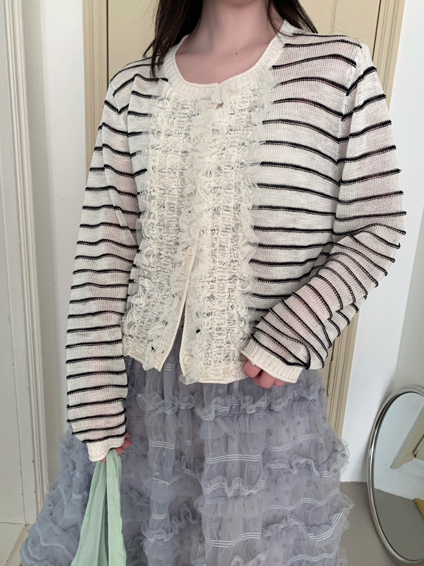 MAISONDEGLORY東大門代購女裝新款時尚熱賣職業針織衫開衫MAISON DE GLORY針織衫圖色2