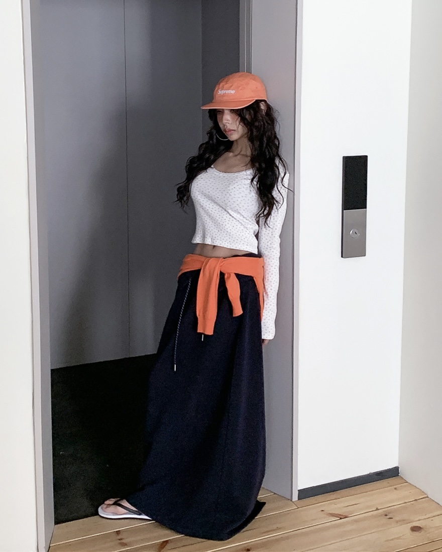 LIVE AID-P韓國代購女士新品推薦時尚休閑26春夏長袖T恤LIVE AID-P長袖T恤