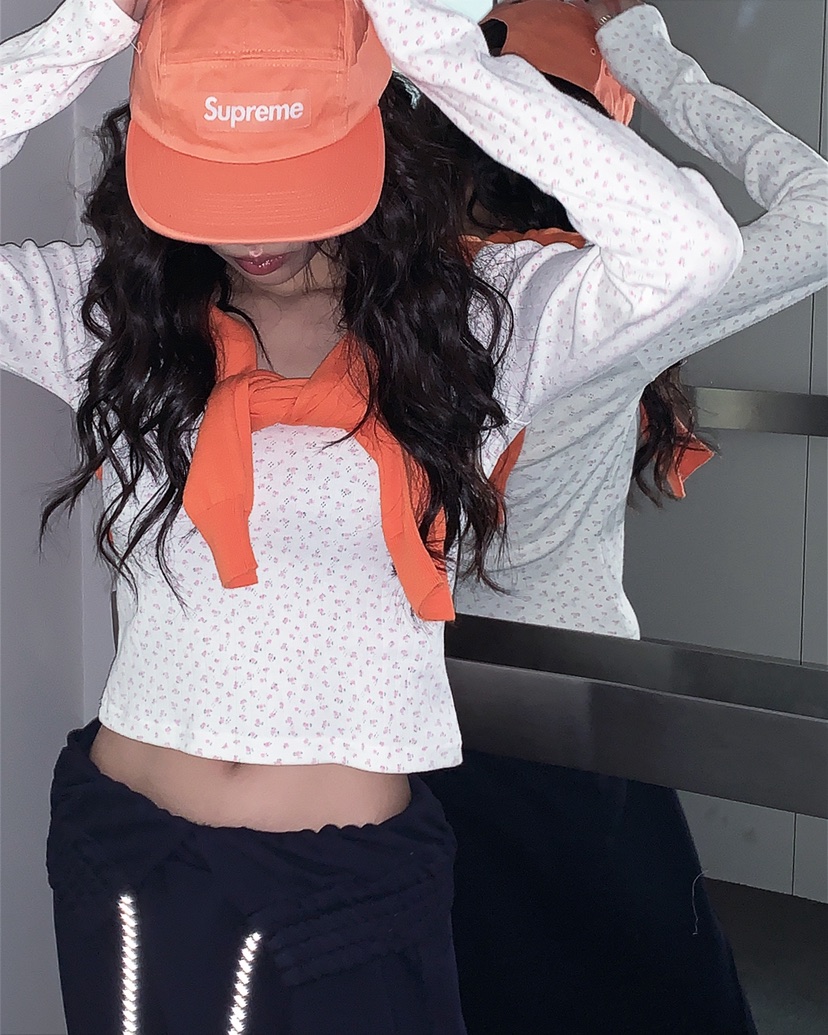 LIVE AID-P韓國代購女士新品推薦時尚休閑26春夏長袖T恤LIVE AID-P長袖T恤