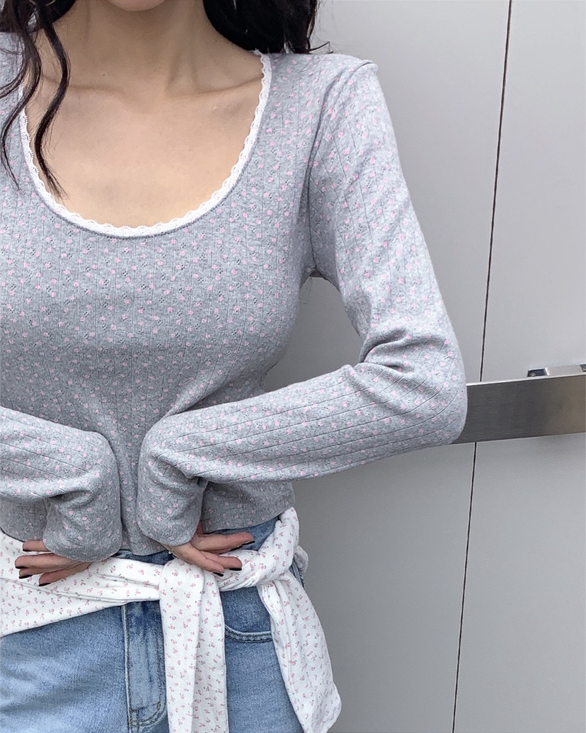 LIVE AID-P韓國代購女士新品推薦時尚休閑26春夏長袖T恤LIVE AID-P長袖T恤