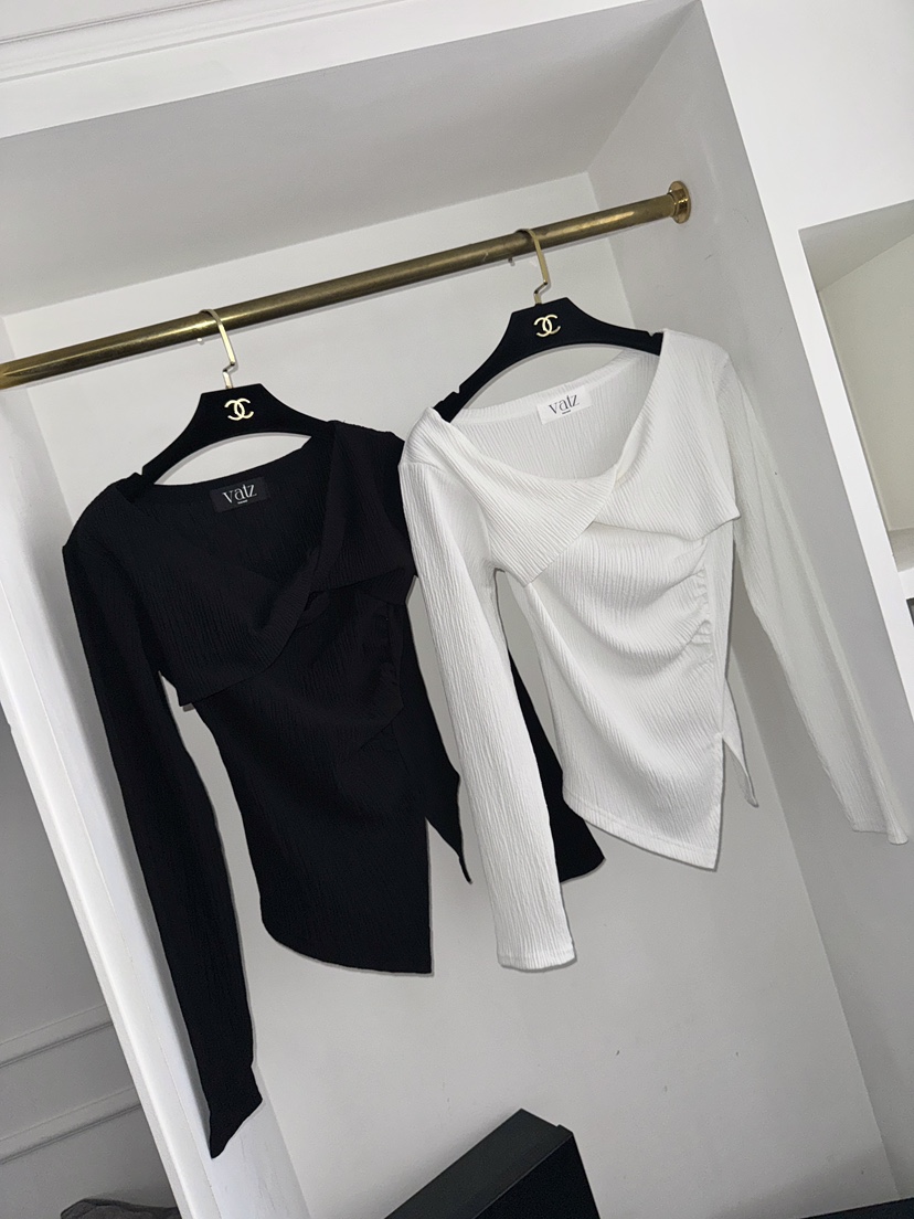 바츠東大門實拍女裝新款人氣熱賣職業時尚真品推薦長袖T恤Vatz長袖T恤