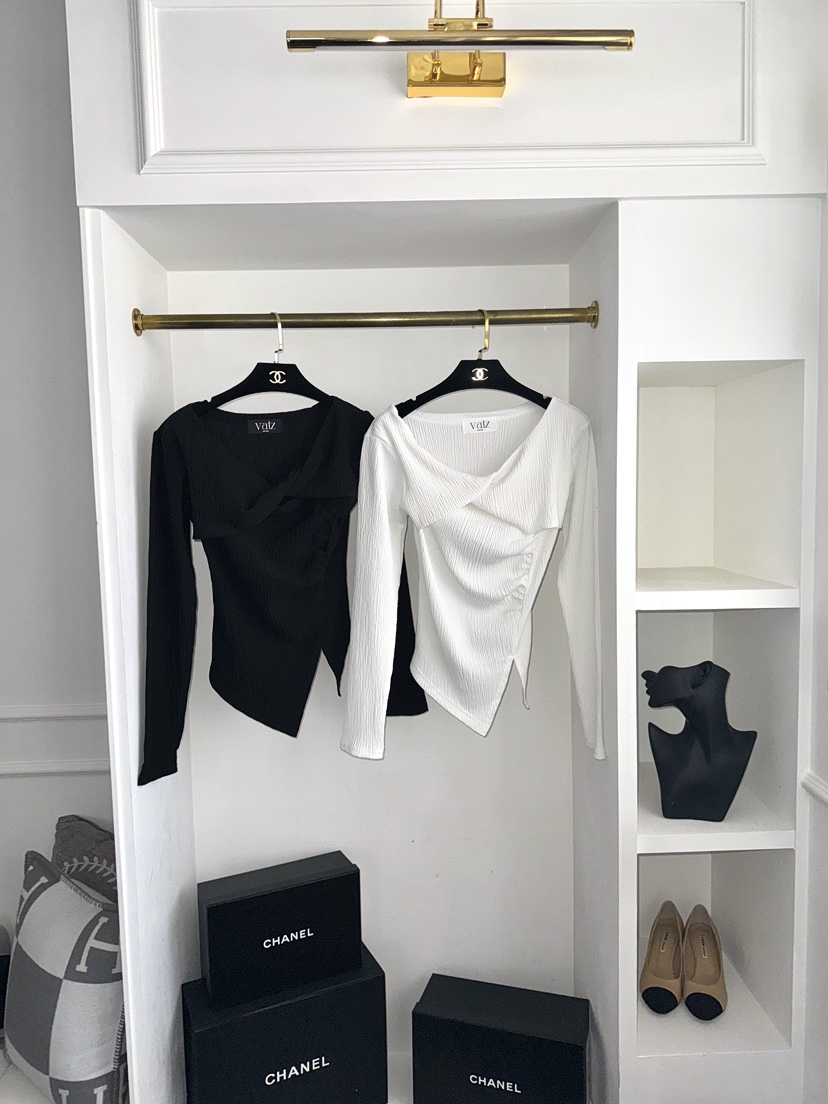 바츠東大門實拍女裝新款人氣熱賣職業時尚真品推薦長袖T恤Vatz長袖T恤