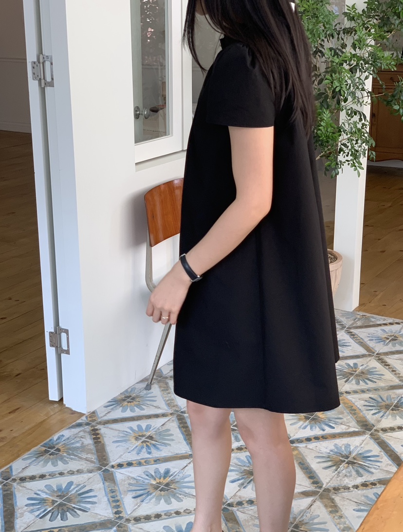 NOUVEAU韓國直郵女裝新品時尚職業人氣休閑26春夏連衣裙荷葉邊NOUVEAU連衣裙