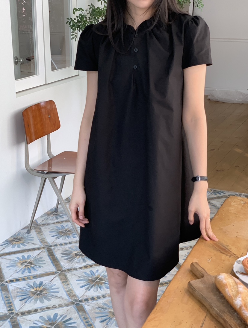 NOUVEAU韓國直郵女裝新品時尚職業人氣休閑26春夏連衣裙荷葉邊NOUVEAU連衣裙圖色2