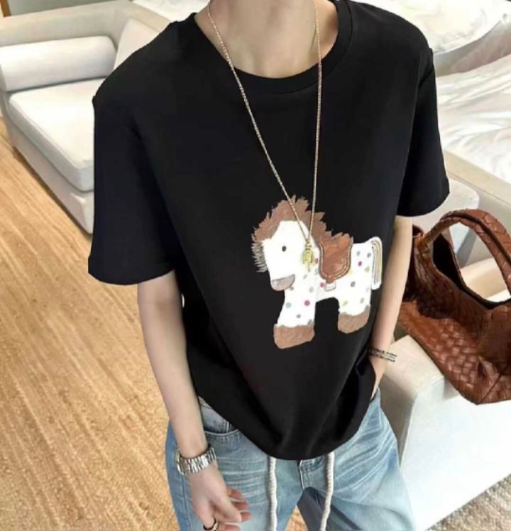 BLING BLING-S/RICO東大門直郵女士新款職業熱賣真品T恤BLING BLING-S/RICOT恤圖色1