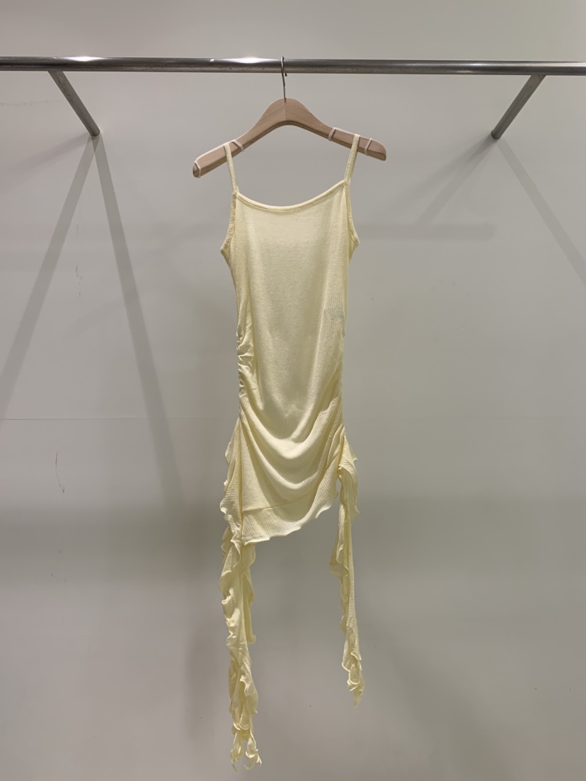 ZITTEN東大門代購女士新品人氣推薦真品吊帶背心褶皺長款ZITTEN吊帶/背心圖色3