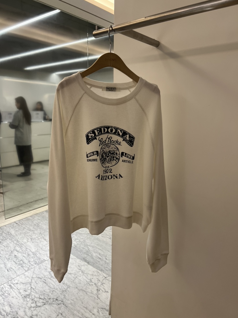 DE VENTI韓國直郵女士新款熱賣推薦休閑真品時尚26春夏衛衣DE VENTI衛衣圖色1