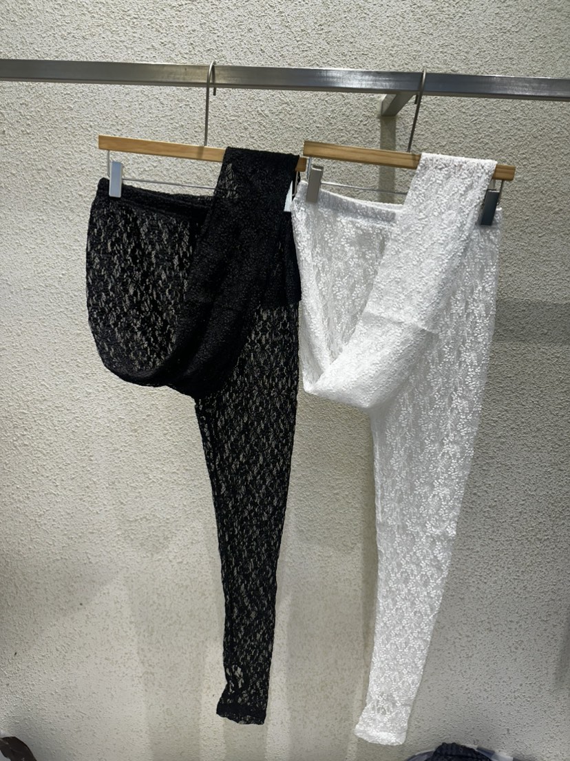 MAISONDEGLORY東大門直郵女士新品推薦熱賣打底褲鯊魚褲蕾絲MAISON DE GLORY打底褲/鯊魚褲