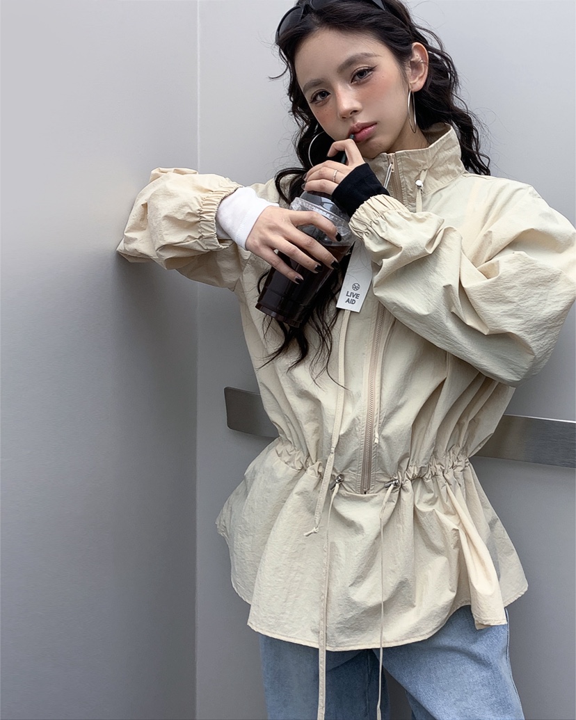 LIVE AID-P東大門直郵女裝新品熱賣26春夏推薦夾克拉鏈LIVE AID-P夾克